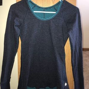 Lululemon Long Sleeve Open Your Heart Reversible